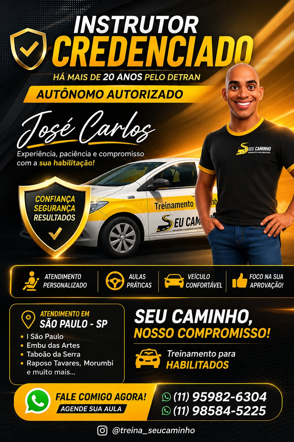 Instrutor autônomo credenciado Seu Caminho