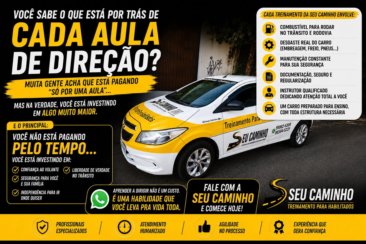 Veículo de treinamento Seu Caminho